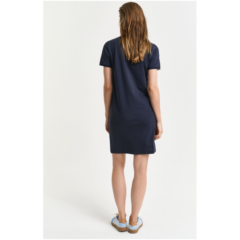 GANT Contrast collared pique polo dress